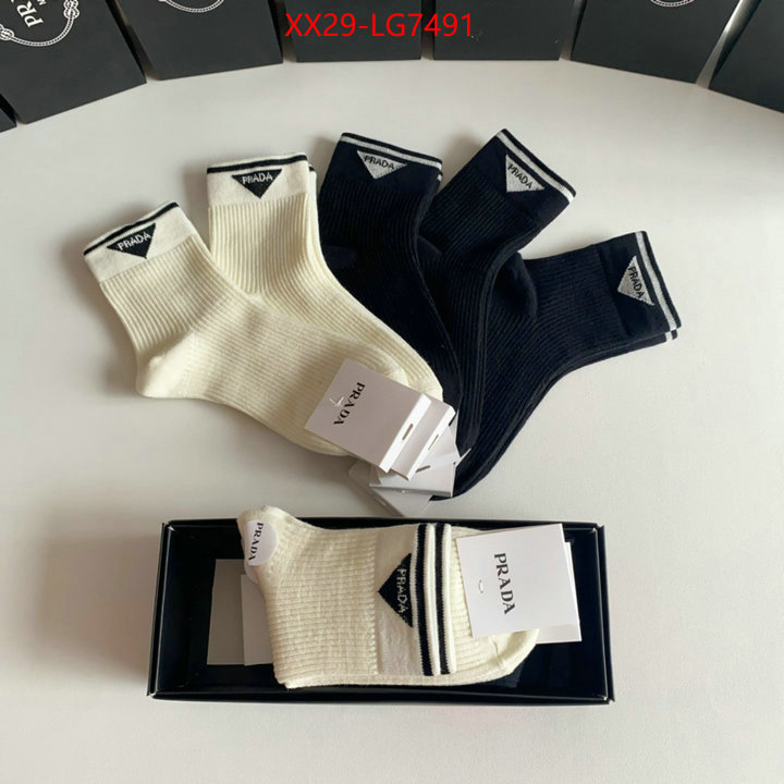 Sock-Prada what's the best place to buy replica ID: LG7491 $: 29USD