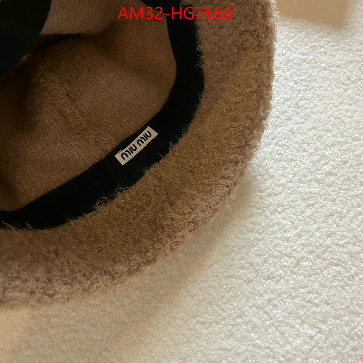 Cap(Hat)-Miu Miu where quality designer replica ID: HG7658 $: 32USD