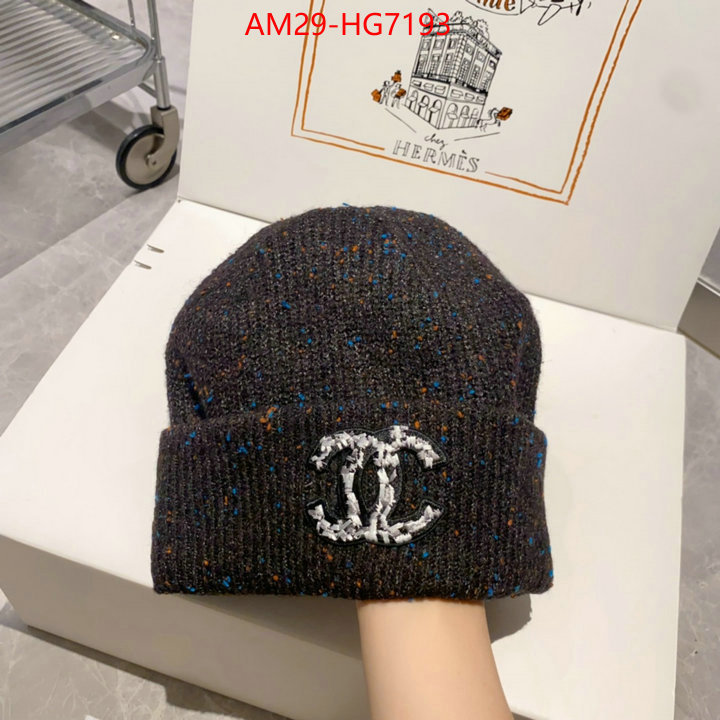 Cap (Hat)-Chanel top fake designer ID: HG7193 $: 29USD