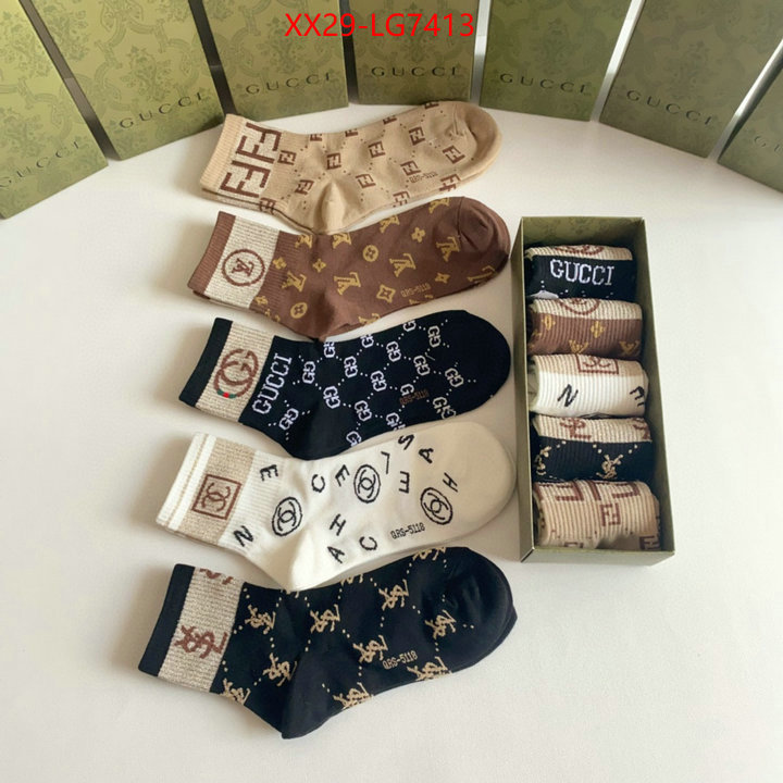 Sock-Gucci best ID: LG7413 $: 29USD