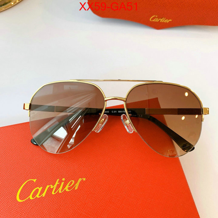 Glasses-Cartier highest quality replica ID:GA51 $:59USD