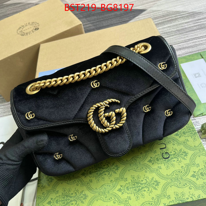 Gucci Bags(TOP)-Marmont designer fashion replica ID: BG8197