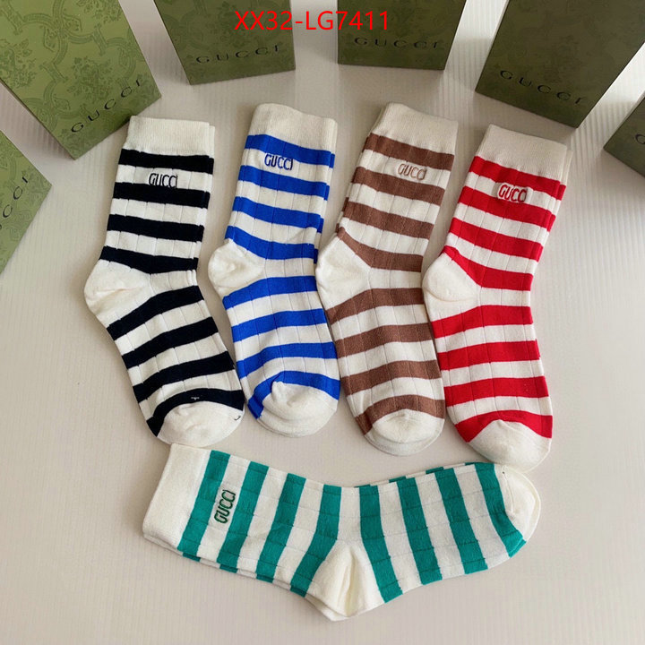 Sock-Gucci from china 2023 ID: LG7411 $: 32USD