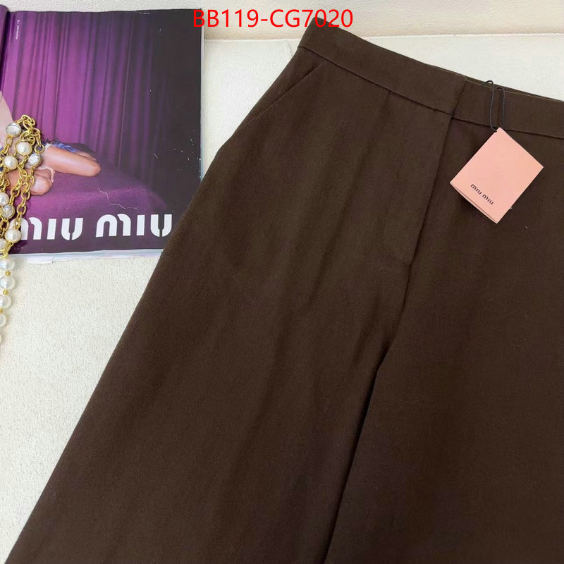 Clothing-MIU MIU buy best high-quality ID: CG7020 $: 119USD