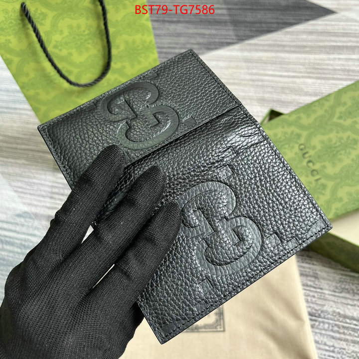 Gucci Bags(TOP)-Wallet- wholesale imitation designer replicas ID: TG7586 $: 79USD,