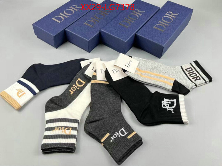 Sock-Dior at cheap price ID: LG7378 $: 29USD