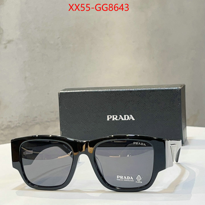 Glasses-Prada the most popular ID: GG8643 $: 55USD