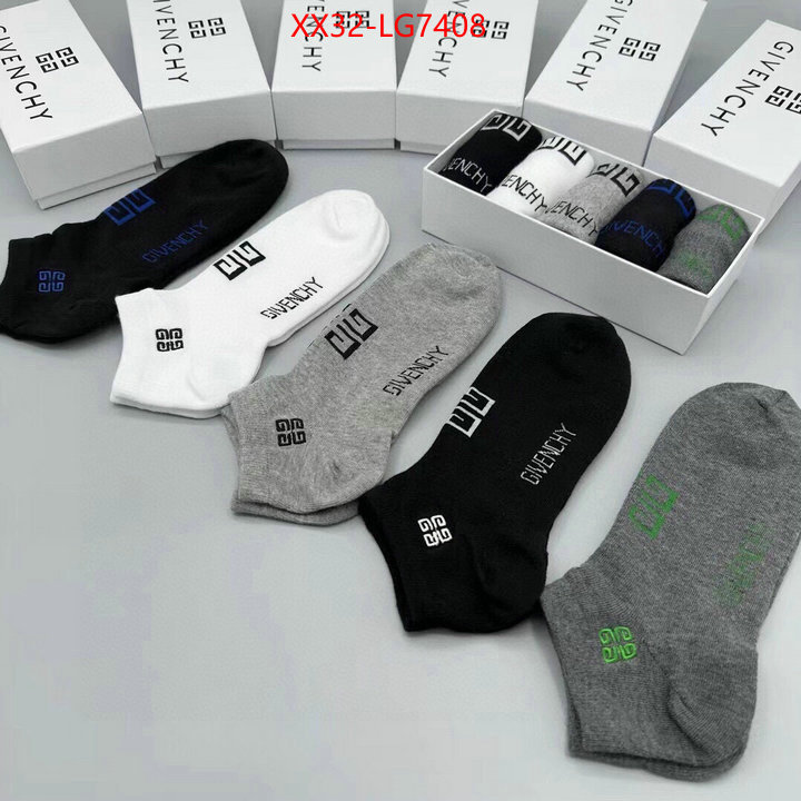 Sock-Givenchy what is top quality replica ID: LG7408 $: 32USD