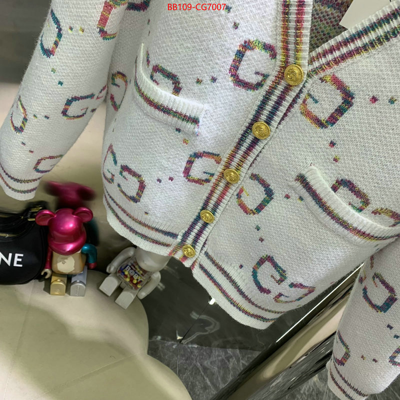 Clothing-Gucci where quality designer replica ID: CG7007 $: 109USD