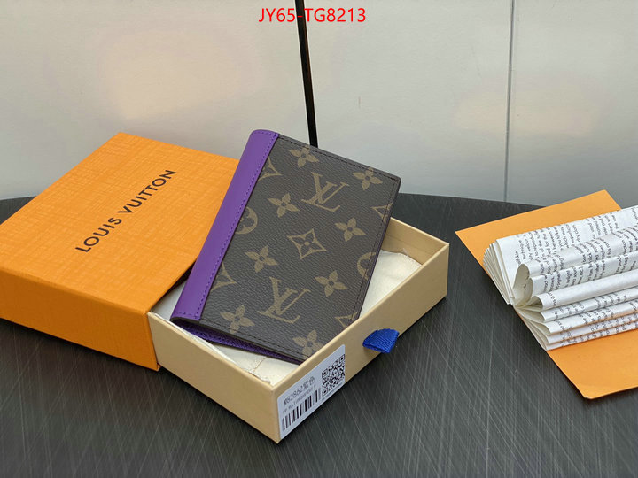 LV Bags(TOP)-Wallet what best replica sellers ID: TG8213 $: 65USD