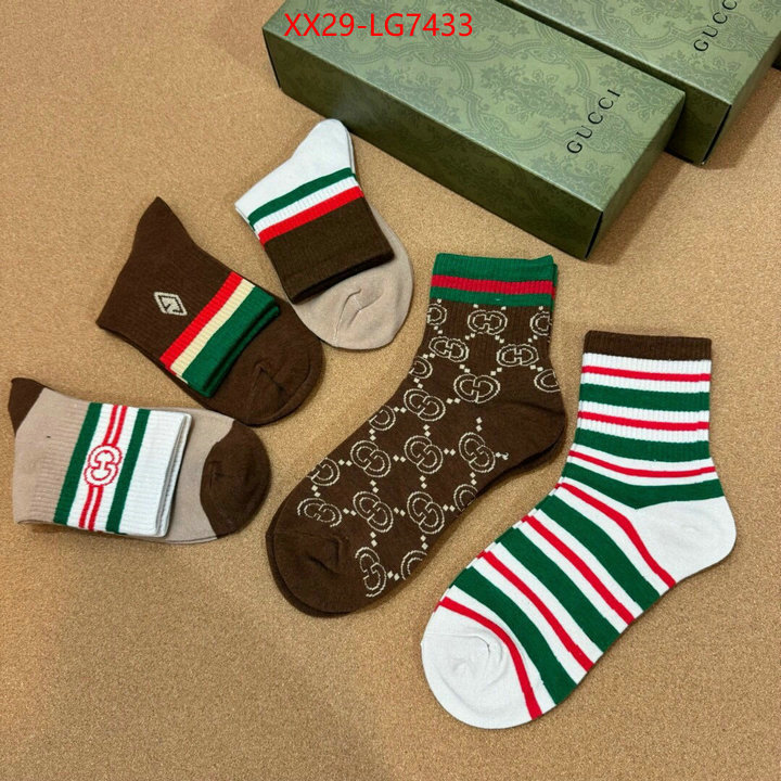 Sock-Gucci online sale ID: LG7433 $: 29USD