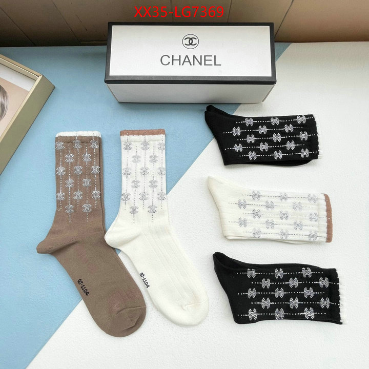 Sock-Chanel replica 1:1 ID: LG7369 $: 35USD