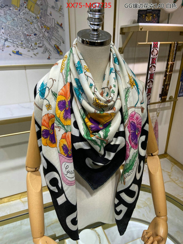 Scarf-Gucci luxury cheap replica ID: MG7735 $: 75USD