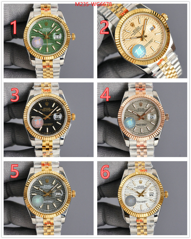 Watch(TOP)-Rolex top sale ID: WG6678 $: 235USD