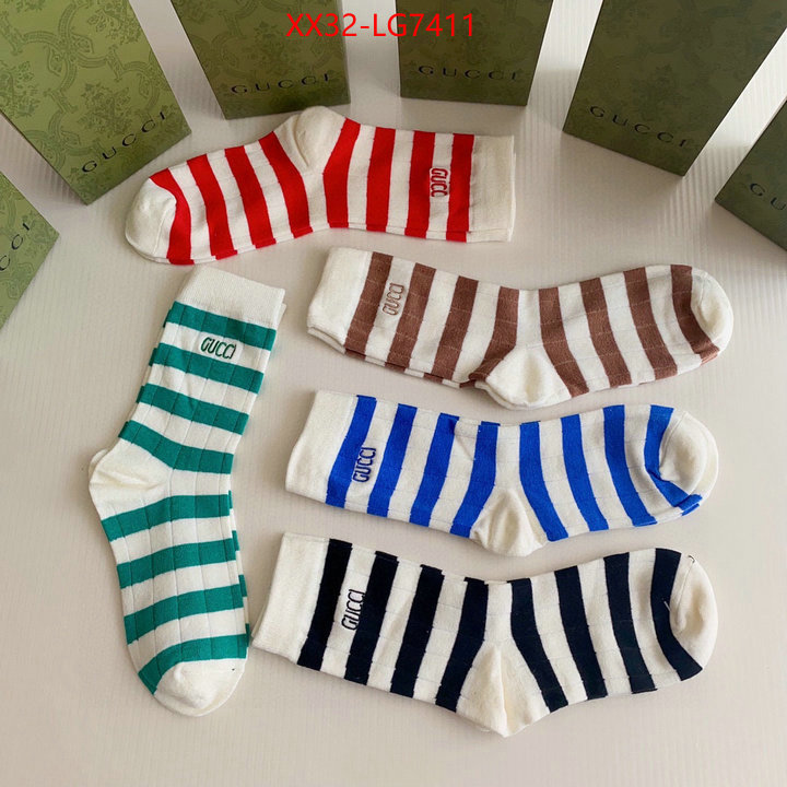 Sock-Gucci from china 2023 ID: LG7411 $: 32USD