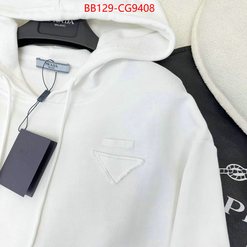 Clothing-Prada highest quality replica ID: CG9408 $: 129USD