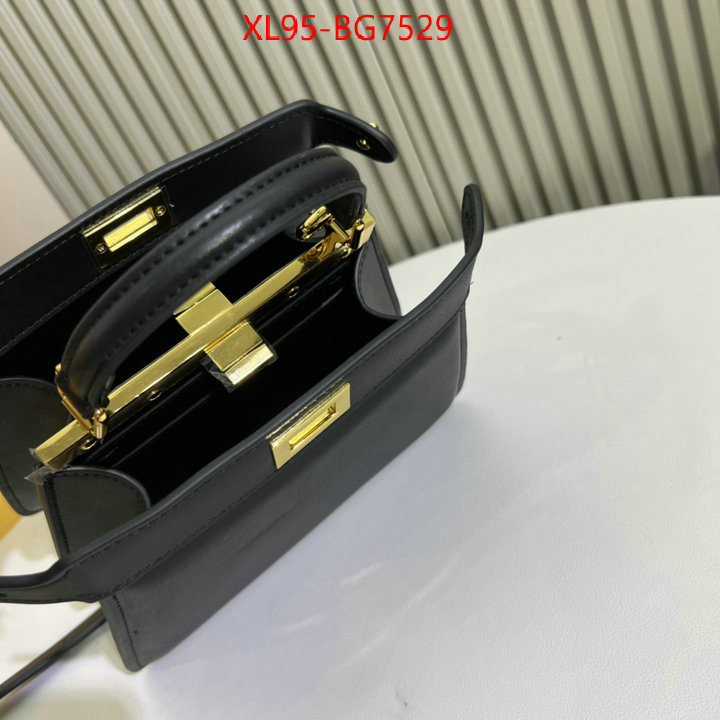 Fendi Bags(4A)-Peekaboo brand designer replica ID: BG7529 $: 95USD,