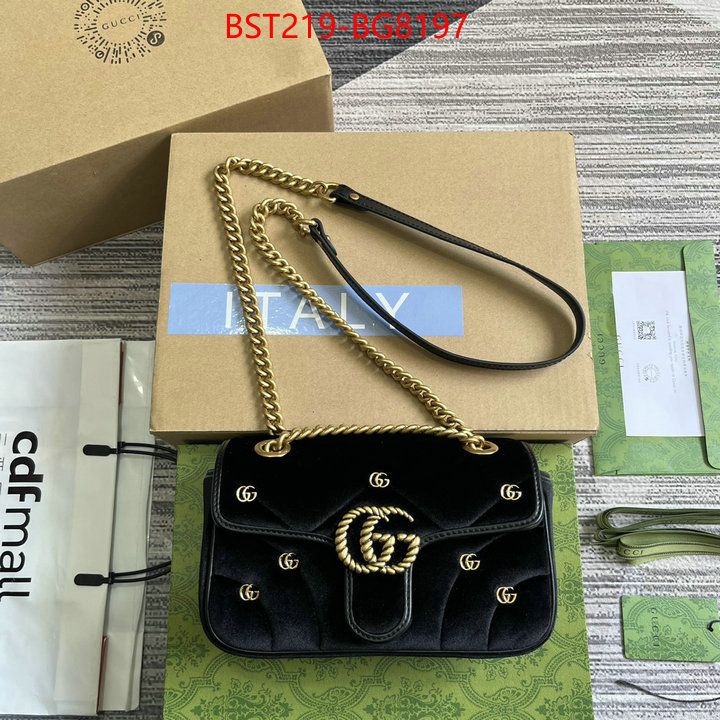 Gucci Bags(TOP)-Marmont designer fashion replica ID: BG8197