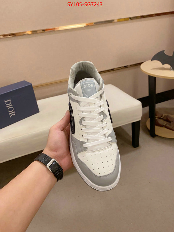 Men shoes-Dior fake cheap best online ID: SG7243 $: 105USD