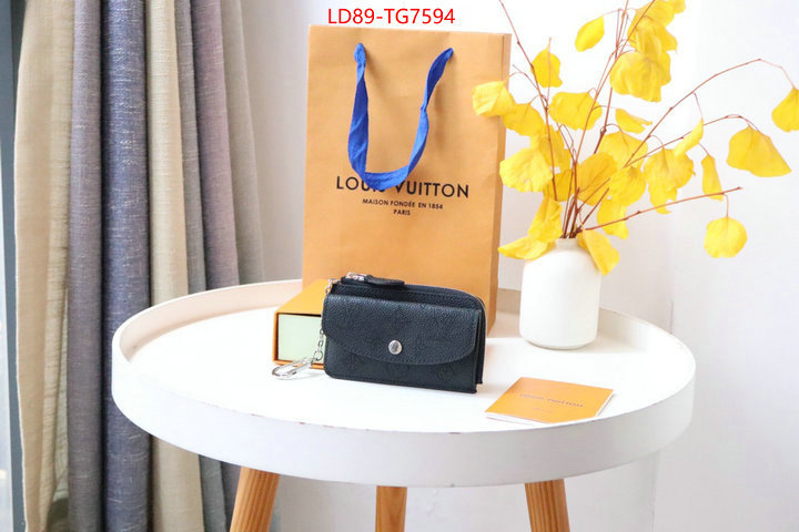 LV Bags(TOP)-Wallet unsurpassed quality ID: TG7594 $: 89USD,