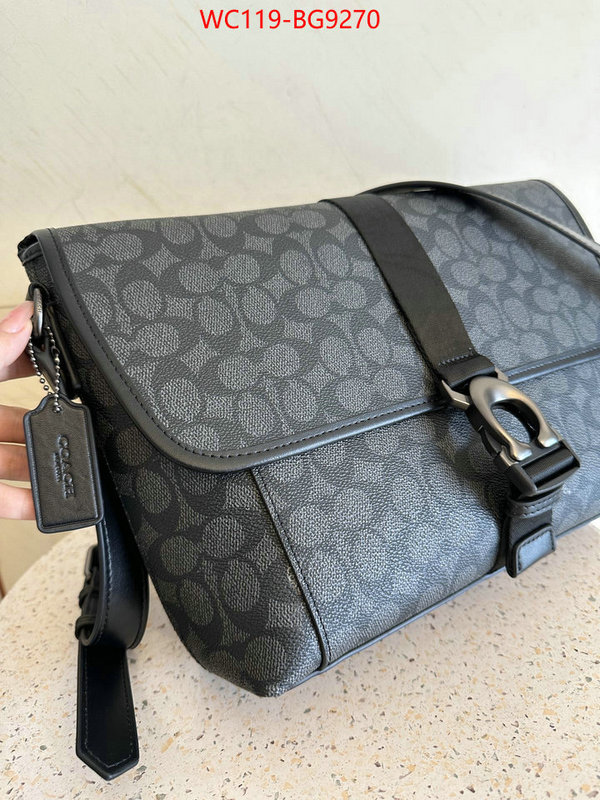 Coach Bags(4A)-Diagonal fake high quality ID: BG9270 $: 119USD,