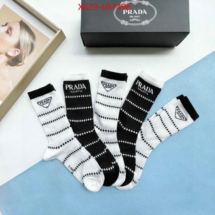 Sock-Prada top brands like ID: LG7498 $: 29USD