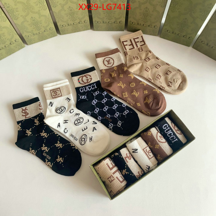 Sock-Gucci best ID: LG7413 $: 29USD