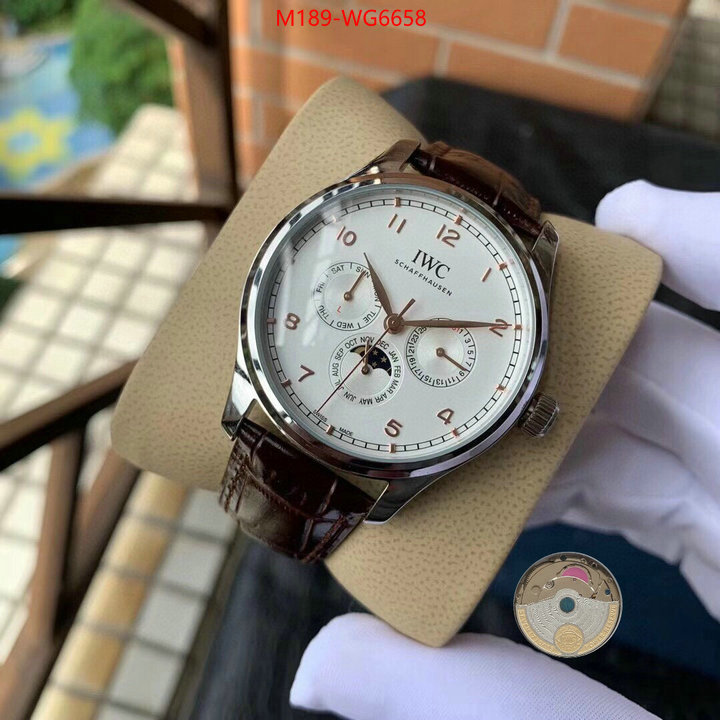 Watch(TOP)-IWC perfect quality designer replica ID: WG6658 $: 189USD