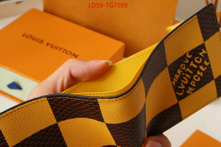 LV Bags(TOP)-Wallet replica how can you ID: TG7589 $: 59USD,