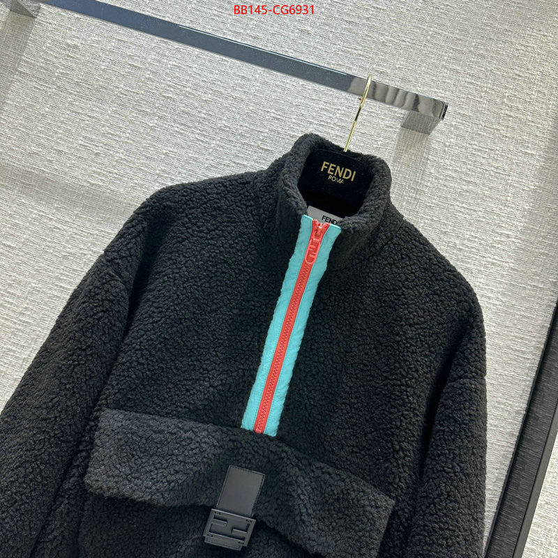 Clothing-Fendi cheap ID: CG6931 $: 145USD