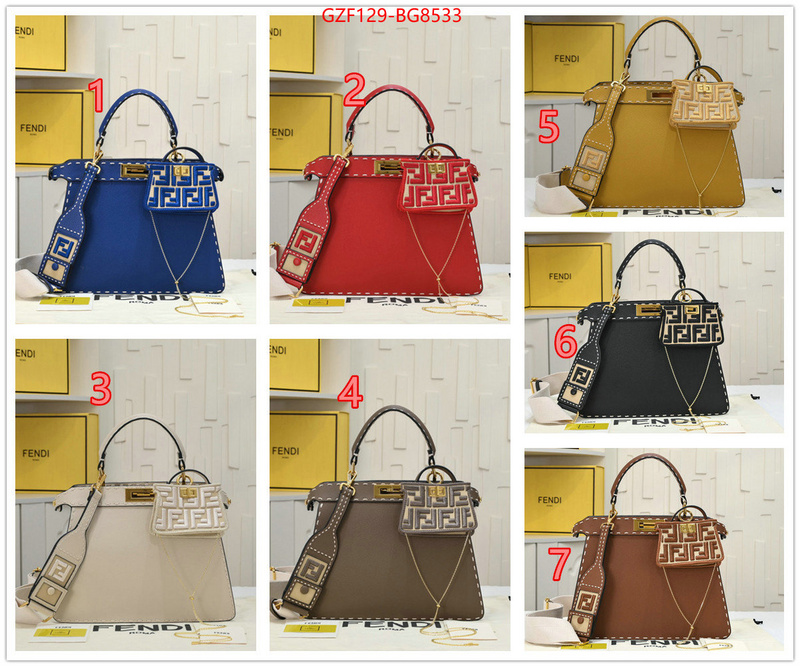 Fendi Bags(4A)-Peekaboo top grade ID: BG8533 $: 129USD