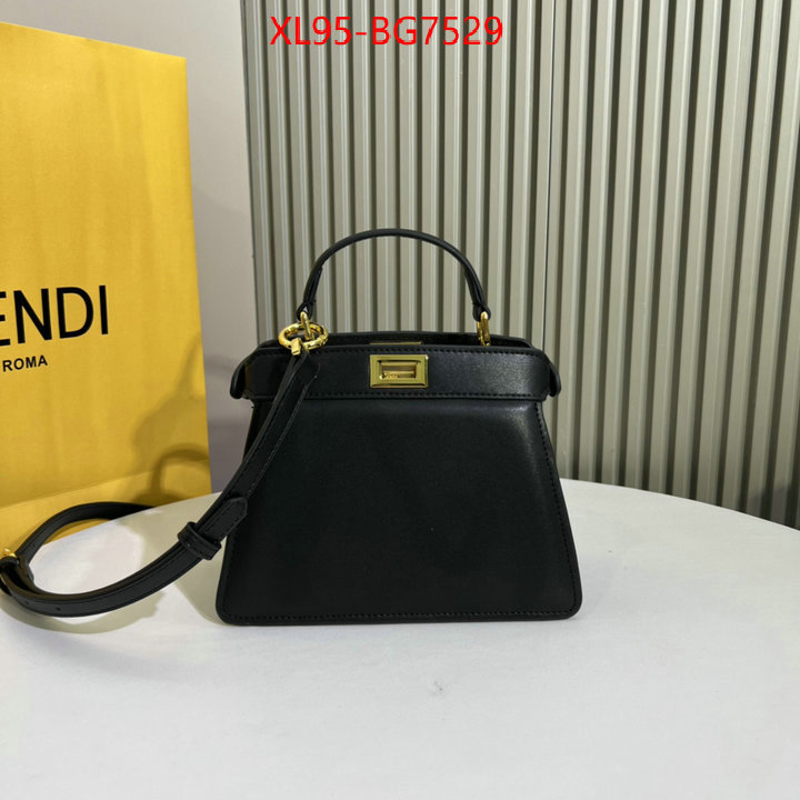 Fendi Bags(4A)-Peekaboo brand designer replica ID: BG7529 $: 95USD,