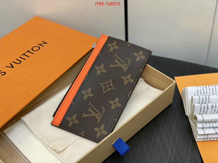 LV Bags(TOP)-Wallet wholesale replica ID: TG8215 $: 69USD