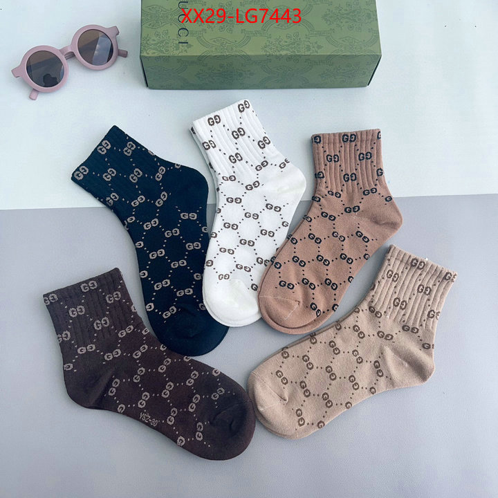 Sock-Gucci wholesale ID: LG7443 $: 29USD