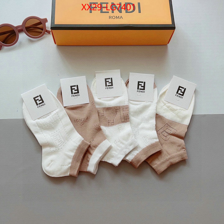 Sock-Fendi aaaaa+ class replica ID: LG7401 $: 29USD