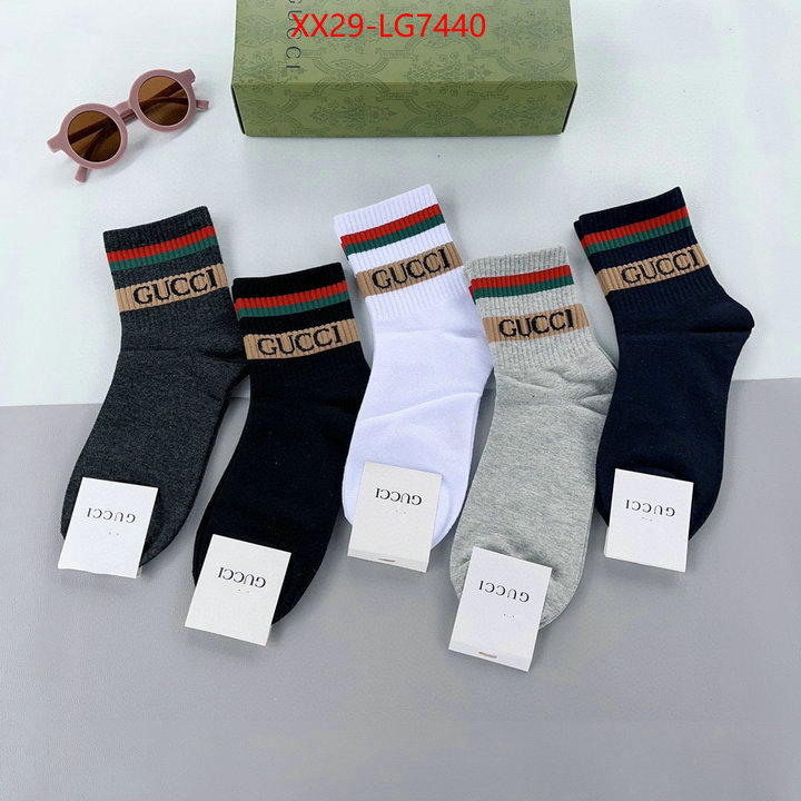 Sock-Gucci high ID: LG7440 $: 29USD