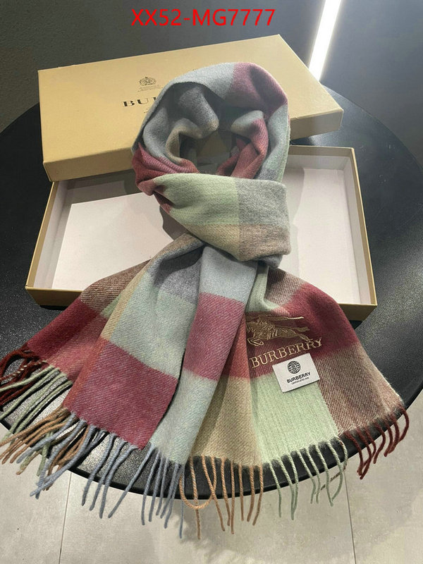 Scarf-Burberry top quality fake ID: MG7777 $: 52USD