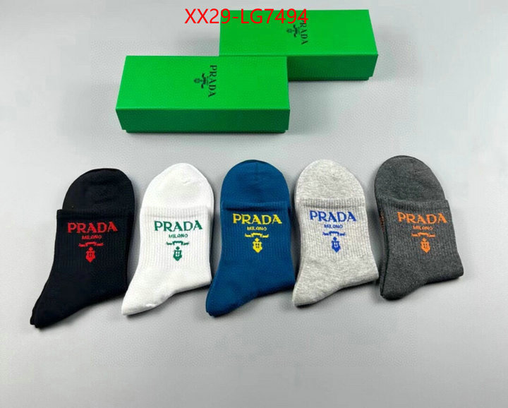 Sock-Prada high quality ID: LG7494 $: 29USD