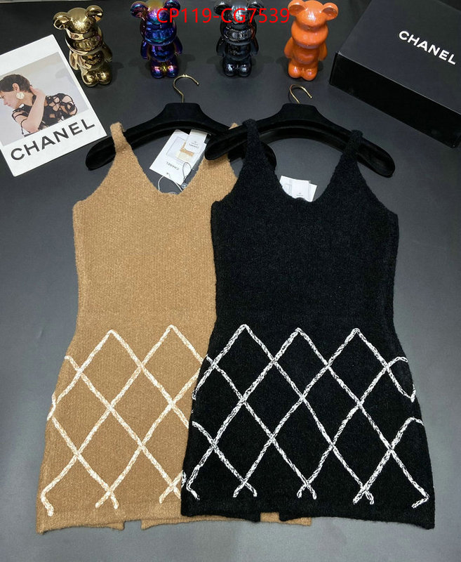 Clothing-Chanel 2023 aaaaa replica customize ID: CG7539 $: 119USD