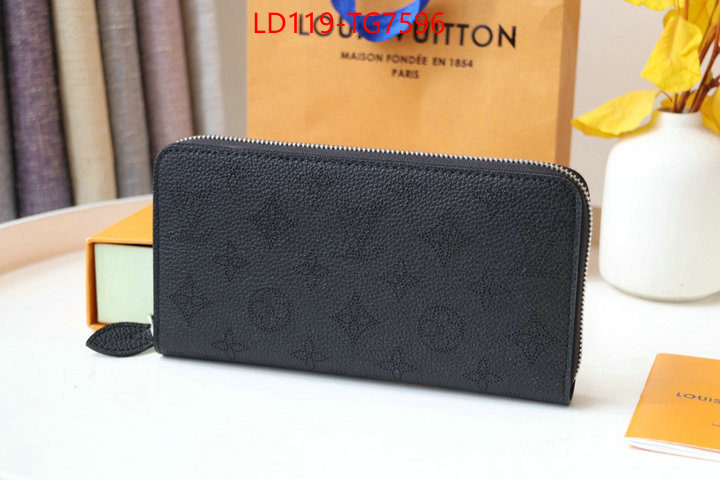 LV Bags(TOP)-Wallet replica 2023 perfect luxury ID: TG7596 $: 119USD,