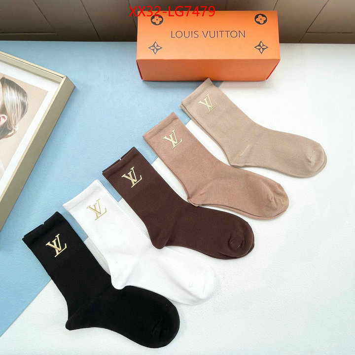 Sock-LV 7 star quality designer replica ID: LG7479 $: 32USD