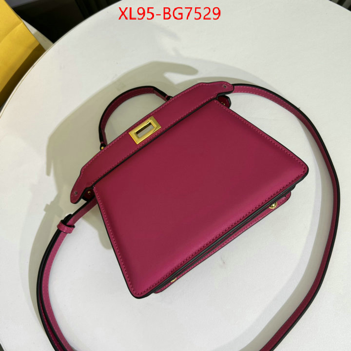 Fendi Bags(4A)-Peekaboo brand designer replica ID: BG7529 $: 95USD,