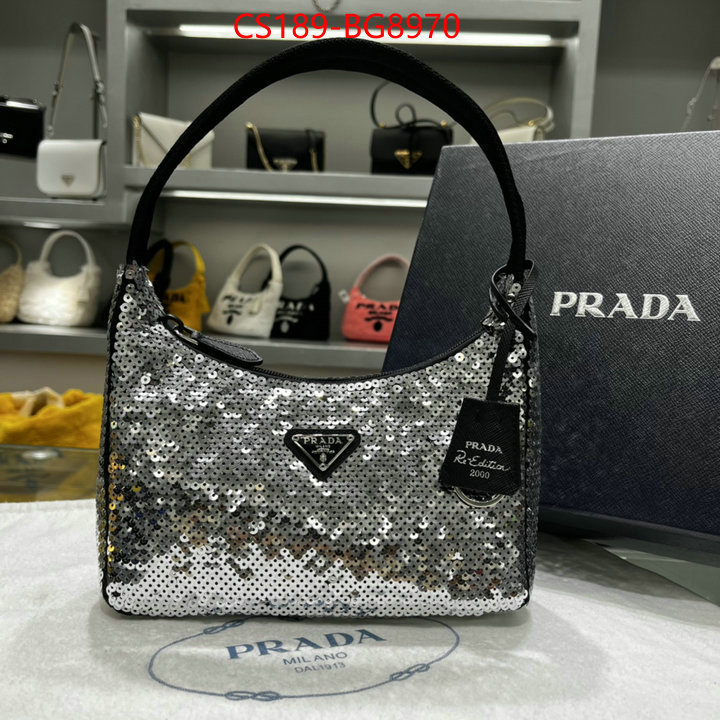 Prada Bags (TOP)-Re-Edition 2005 what is a 1:1 replica ID: BG8970 $: 189USD,