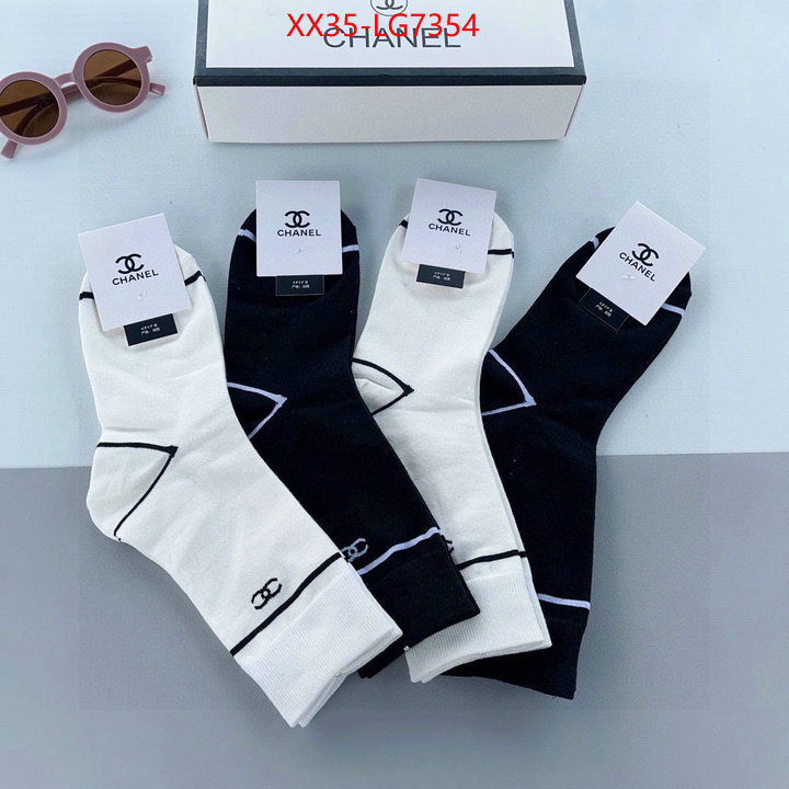 Sock-Chanel knockoff highest quality ID: LG7354 $: 35USD