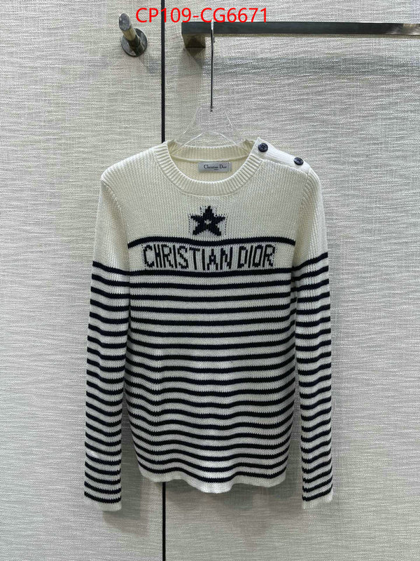 Clothing-Dior best luxury replica ID: CG6671 $: 109USD