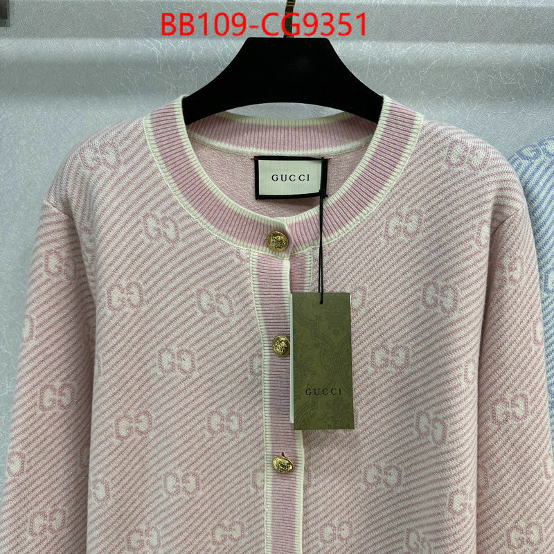 Clothing-Gucci new designer replica ID: CG9351 $: 109USD