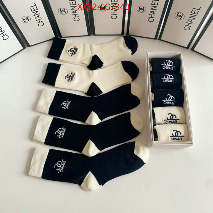 Sock-Chanel aaaaa quality replica ID: LG7340 $: 32USD