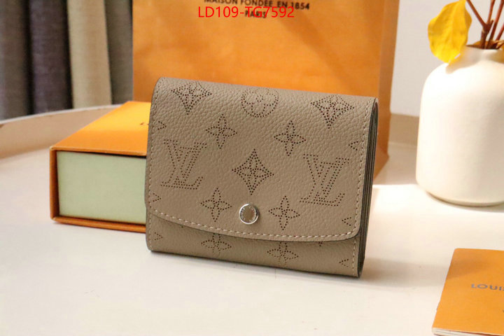 LV Bags(TOP)-Wallet fake cheap best online ID: TG7592 $: 109USD,