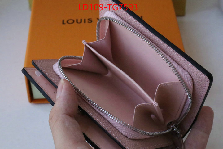 LV Bags(TOP)-Wallet 1:1 ID: TG7593 $: 109USD,