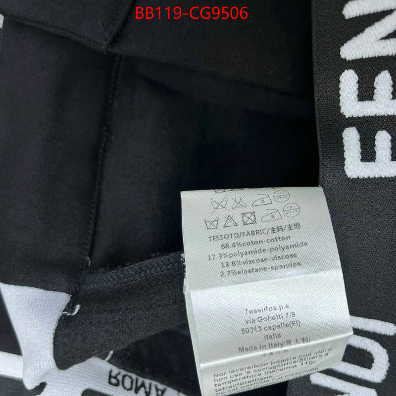 Clothing-Fendi aaaaa+ quality replica ID: CG9506 $: 119USD